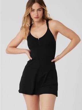 Alo Black Strappy Dress with S